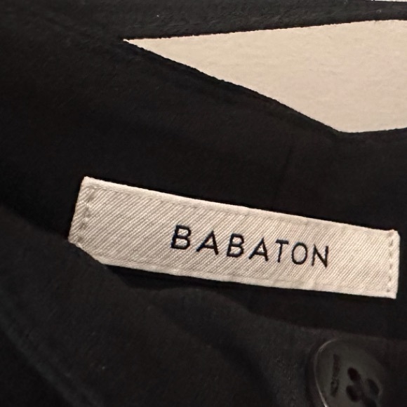 Aritzia Babaton black front tie dress pants size 0 - Picture 10 of 13